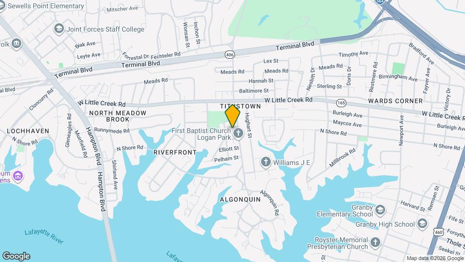 1111 Charleston St Map and Location Details