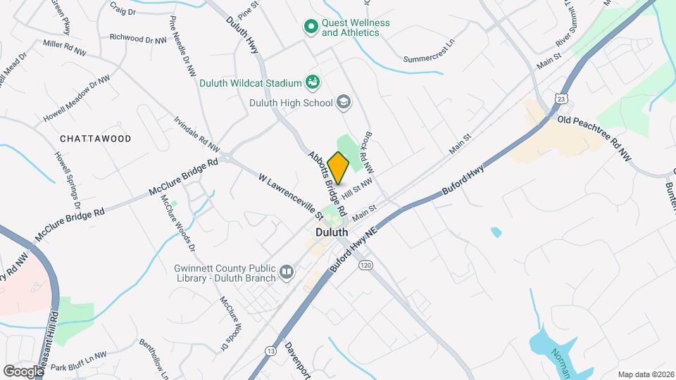 3594 Abbotts Bridge Rd Map and Location Details