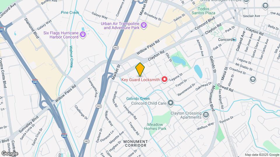 1651 Detroit Ave Map and Location Details