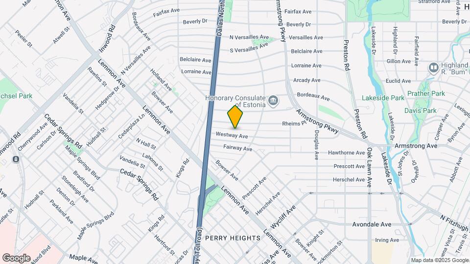 4522 Westway Ave Map and Location Details