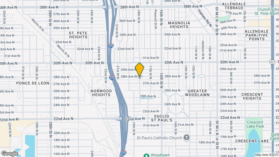 2716 18th St N Mapa y Detalles de la Ubicación