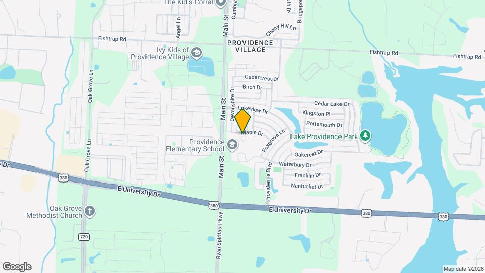 9902 Maple Dr Map and Location Details