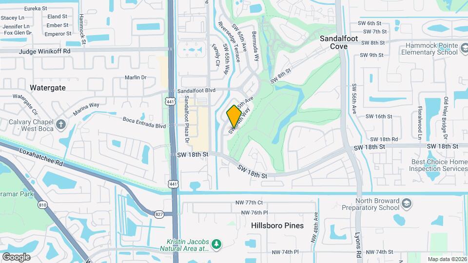 1620 SW 64th Way Map and Location Details