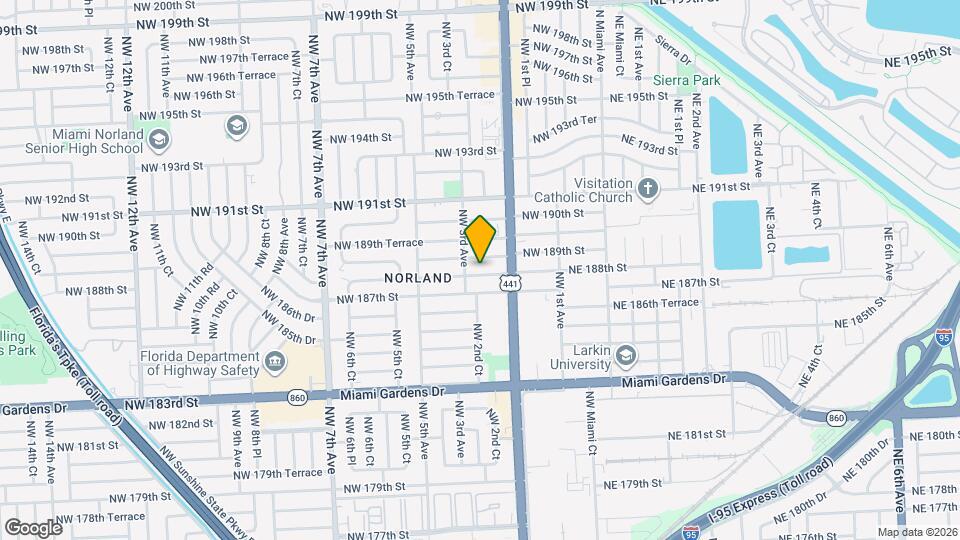 265 NW 188th St Map and Location Details