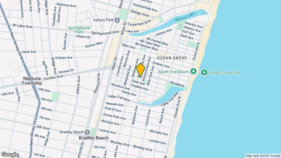 98 Cookman Ave Map and Location Details