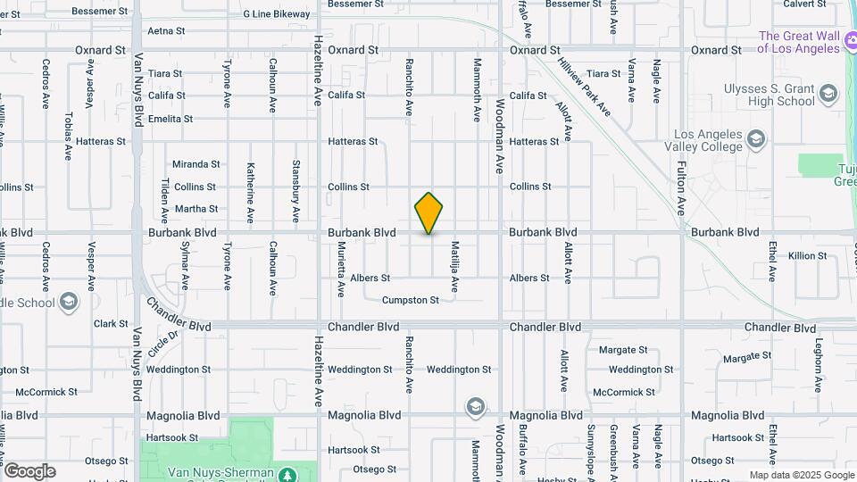 13830 Burbank Blvd Map and Location Details