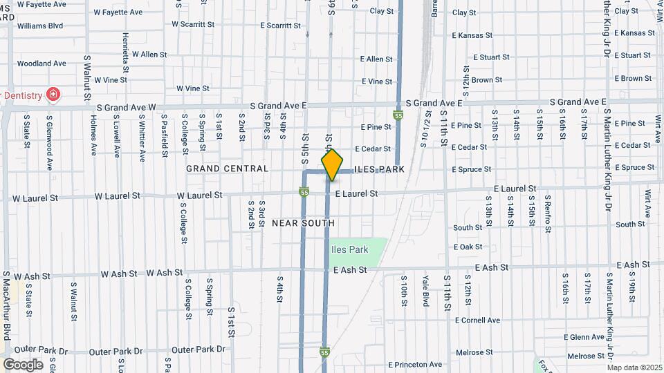 1728 S 6th St Map and Location Details