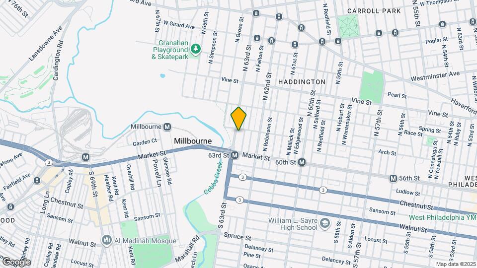 55 N 63rd St Map and Location Details