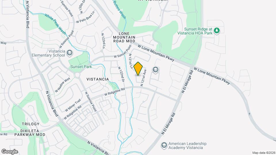 29751 N 121st Dr Mapa y Detalles de la Ubicación