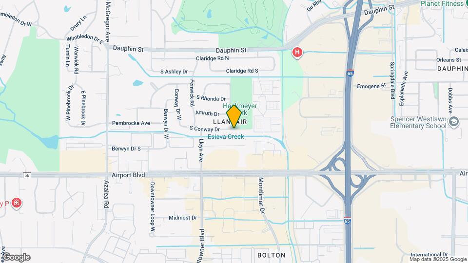 3715 S Conway Dr Map and Location Details