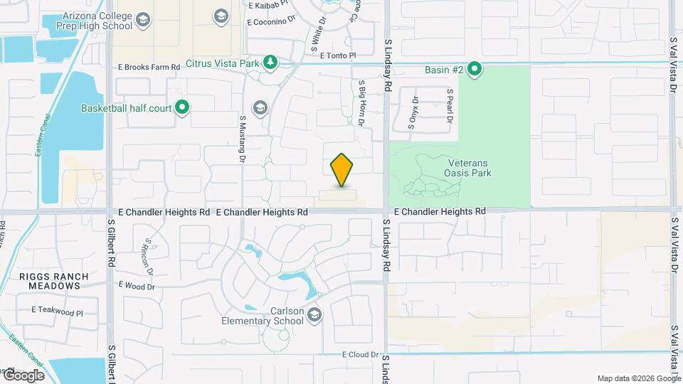 3831 E Rainbow Dr Map and Location Details