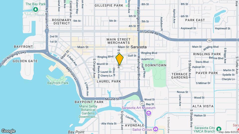 329 S Osprey Ave Map and Location Details