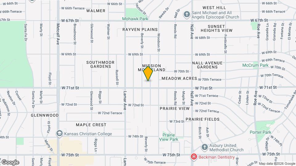 7032 Dearborn St Mapa y Detalles de la Ubicación