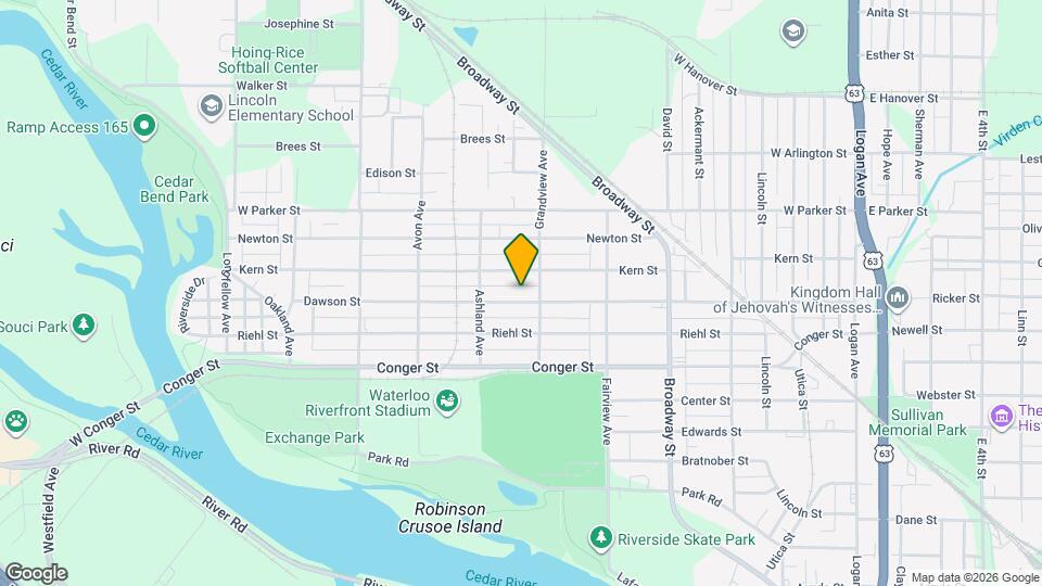 718 Dawson St Mapa y Detalles de la Ubicación