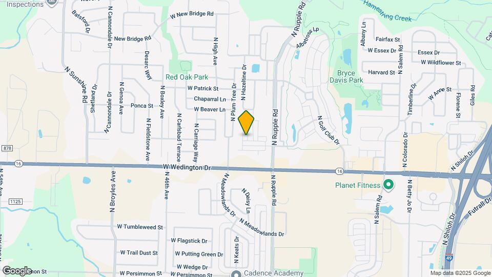 1240 N Sicily Ln Mapa y Detalles de la Ubicación