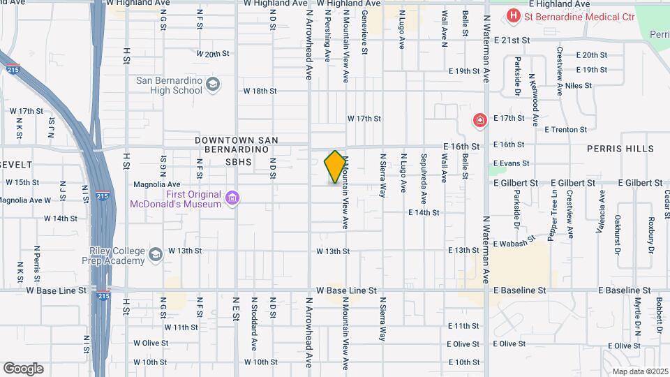 233 Magnolia Ave Map and Location Details