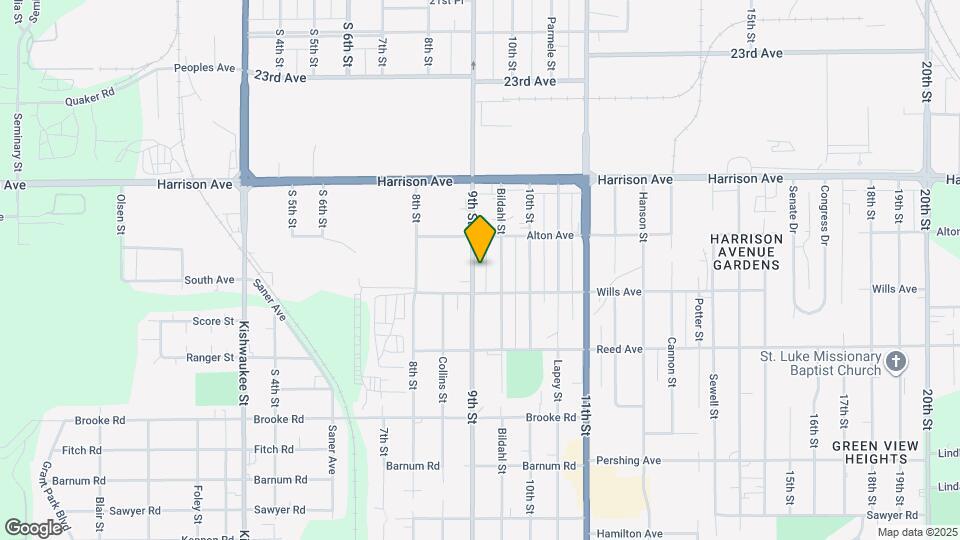 2730 9th St Map and Location Details