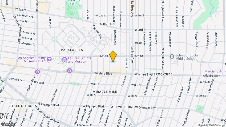 639 S Cochran Ave Map and Location Details