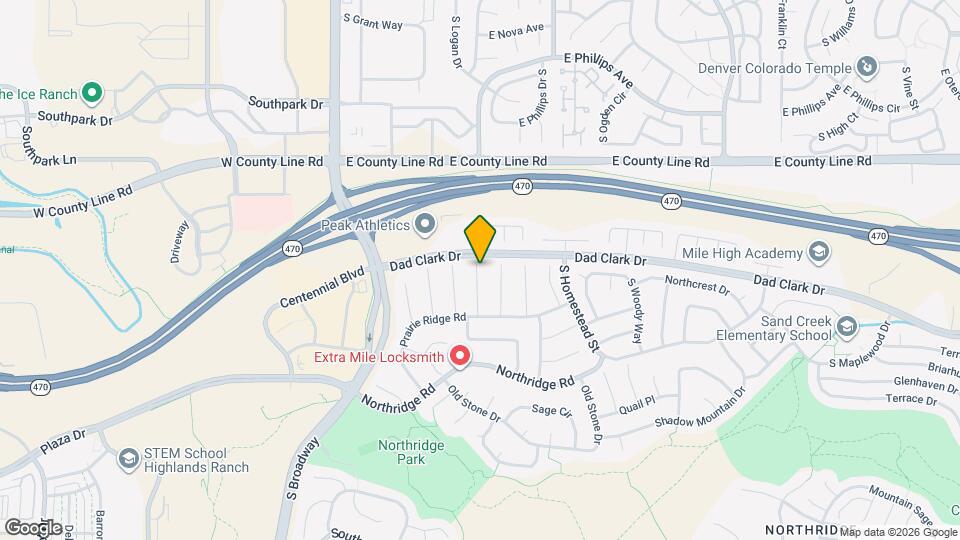 8412 S Sunflower St Map and Location Details