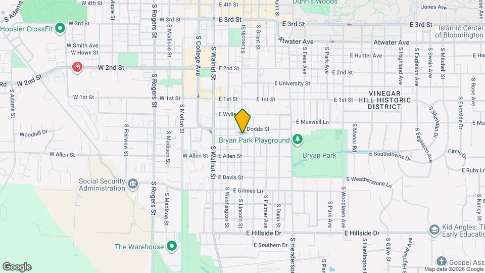 815 S Lincoln St Map and Location Details