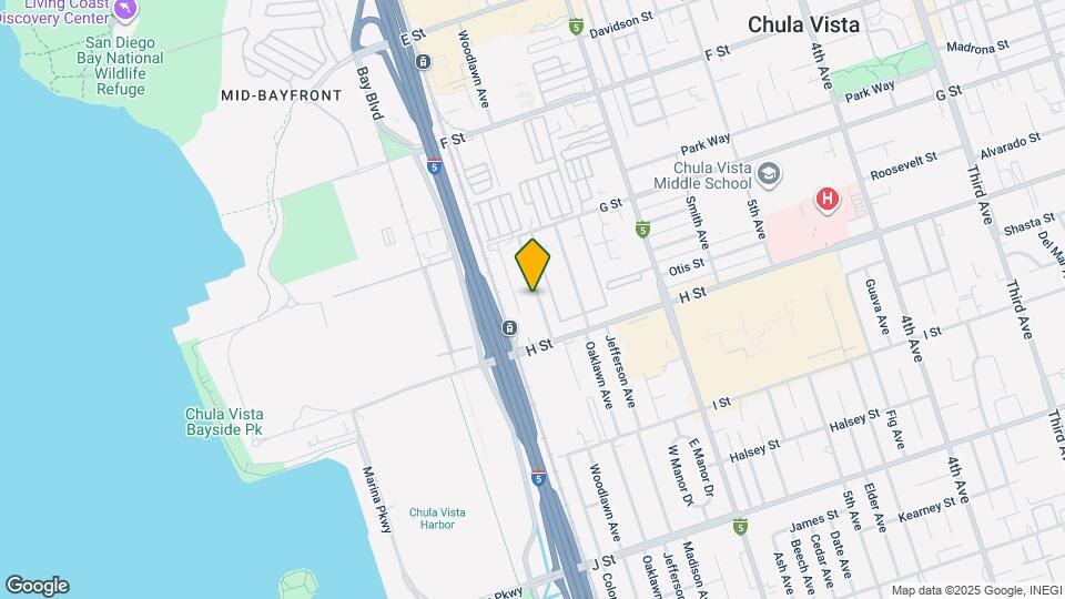 464 Woodlawn Ave Map and Location Details