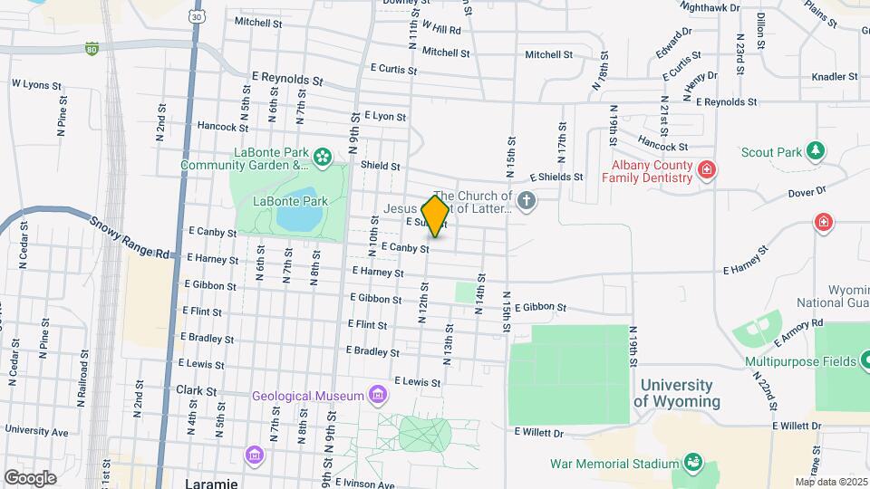 1203 E Canby St Map and Location Details