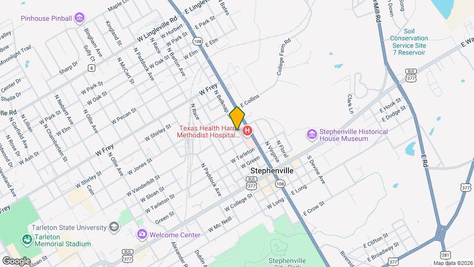 608 N Belknap St Map and Location Details