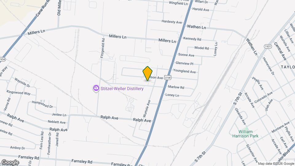 1909 Dubourg Ave, Unit House Map and Location Details