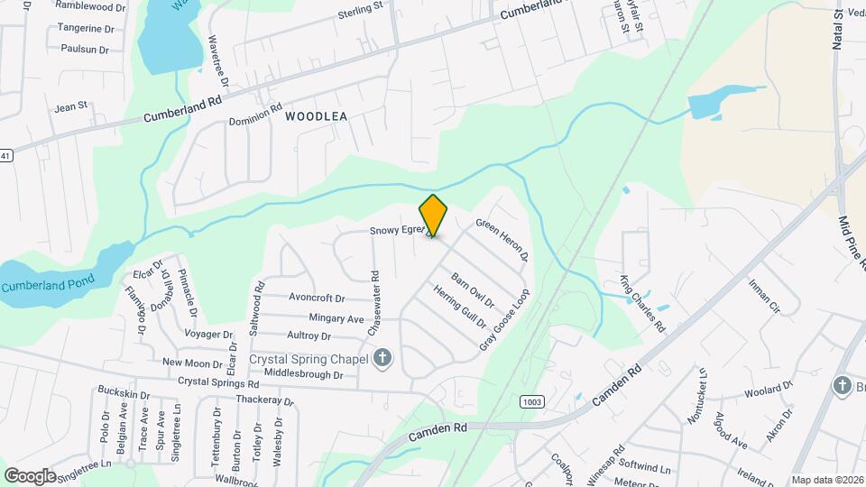 1309 Snowy Egret Dr Map and Location Details