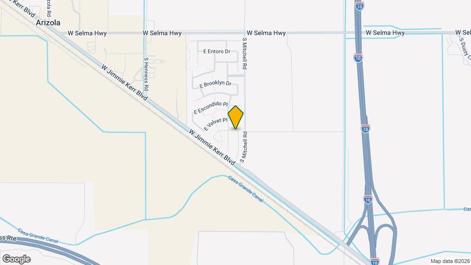 801 S Strahan Pl Map and Location Details