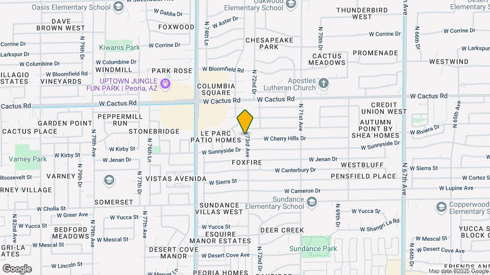 11902 N 73rd Ave Map and Location Details