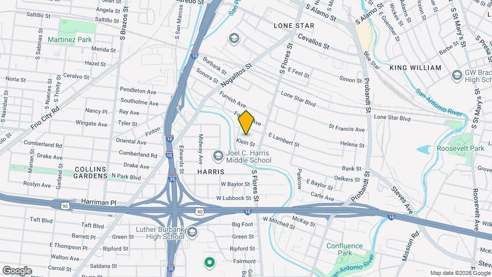 131 Klein St Map and Location Details