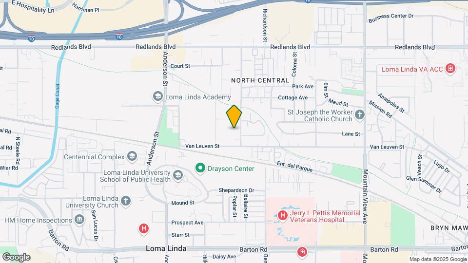 Loma Linda Terrace Mapa y Detalles de la Ubicación