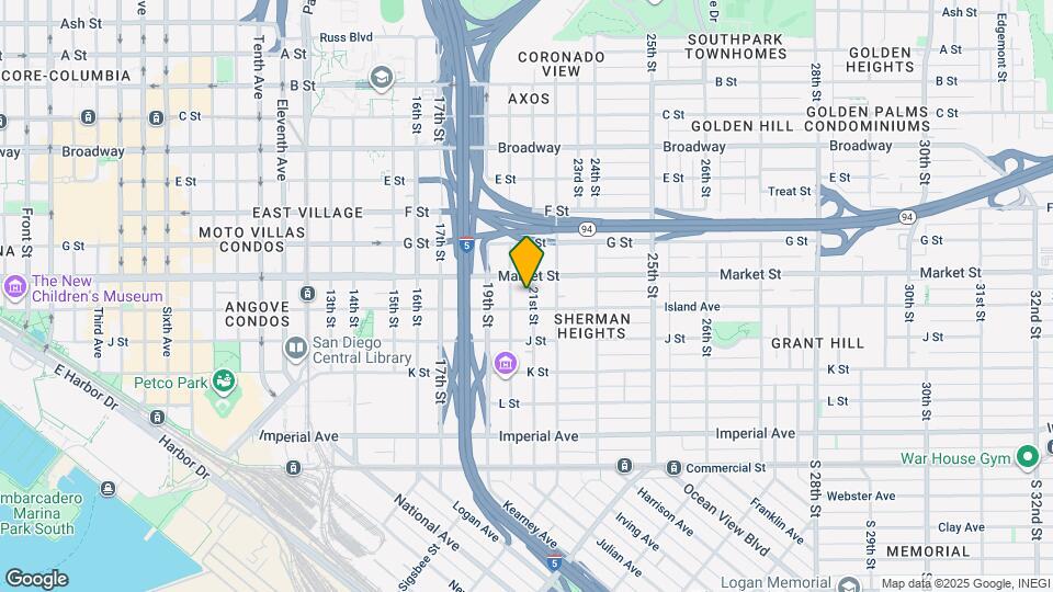 532 21st St Map and Location Details