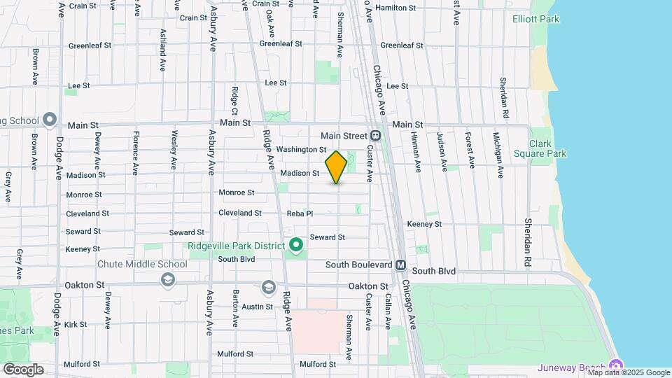 801 Monroe St Map and Location Details