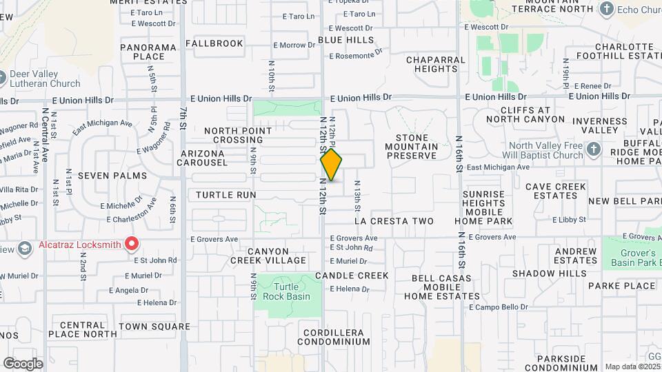 1209 E Villa Rita Dr Map and Location Details