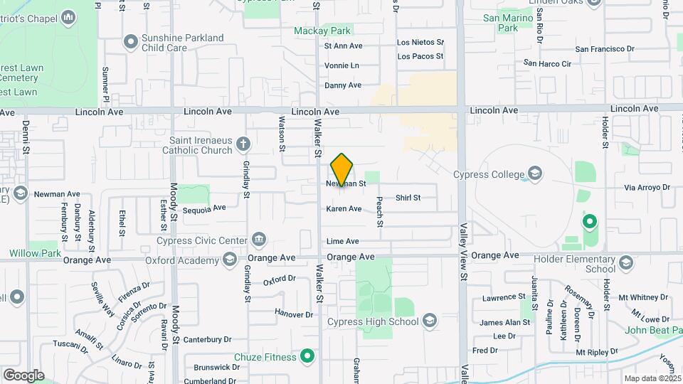 5582 Newman St Map and Location Details
