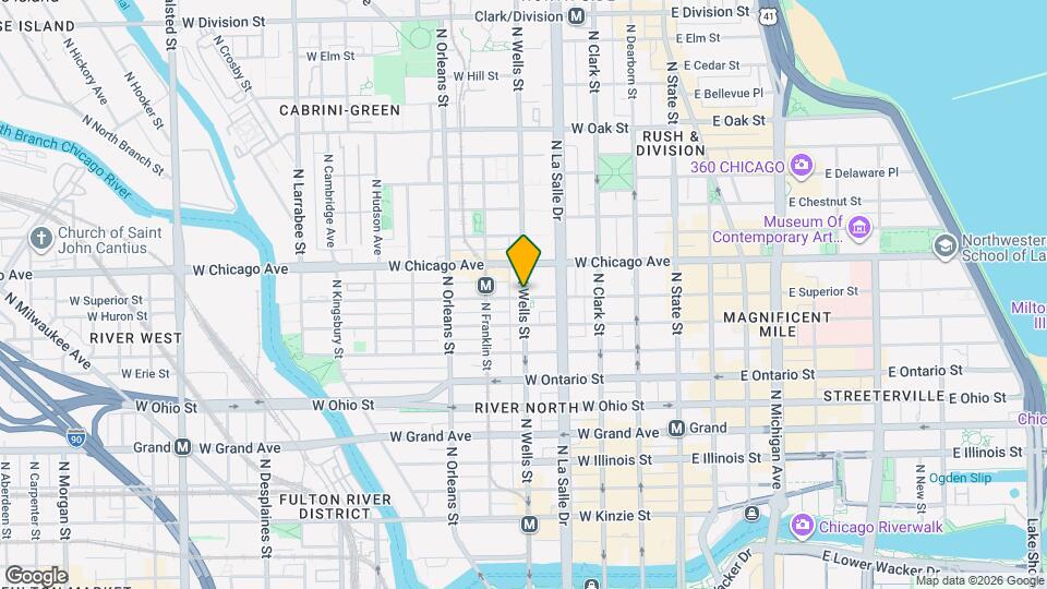 728 N Wells St Mapa y Detalles de la Ubicación
