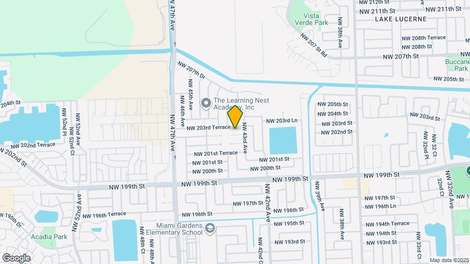 4345 NW 203rd St Map and Location Details