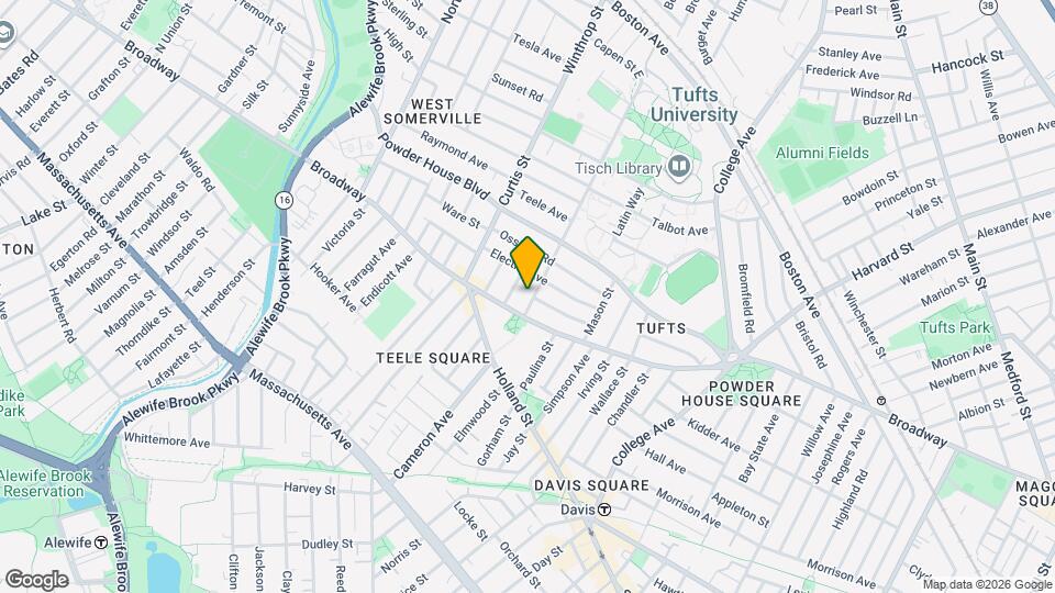 16 Packard Ave Map and Location Details