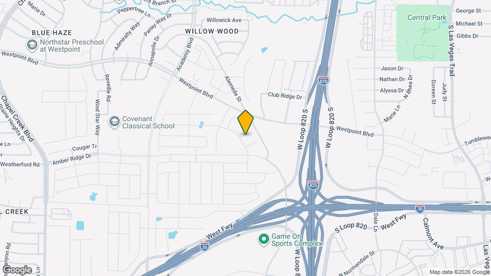 1625 Gatesville Ct Map and Location Details