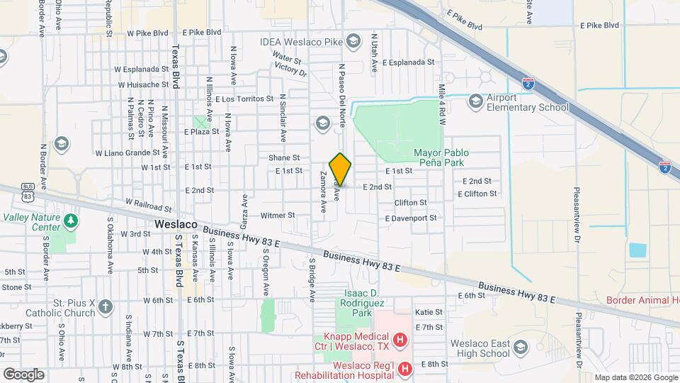 205 Guerra Ave Mapa y Detalles de la Ubicación