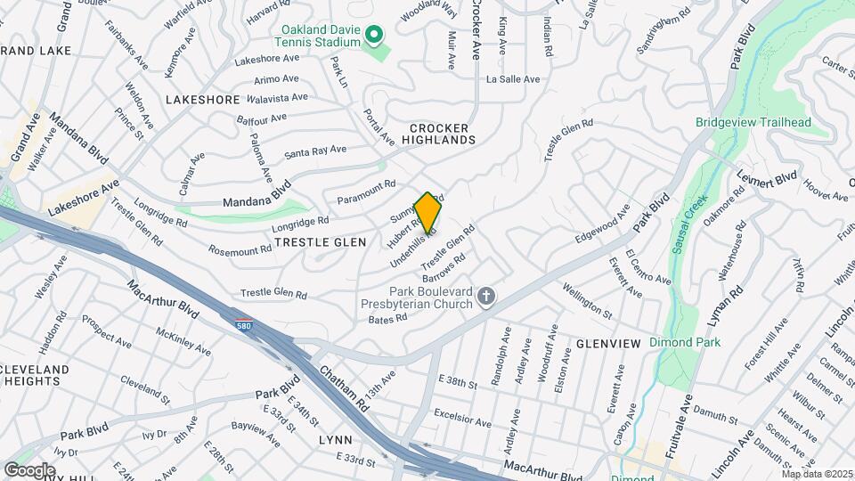 1035 Underhills Rd Map and Location Details