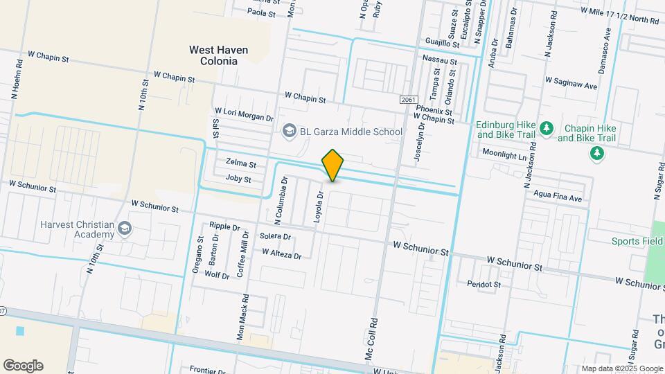3121 W Driftwood St, Unit 1 Map and Location Details