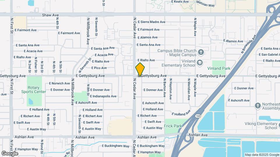4567 N Archie Ave Map and Location Details