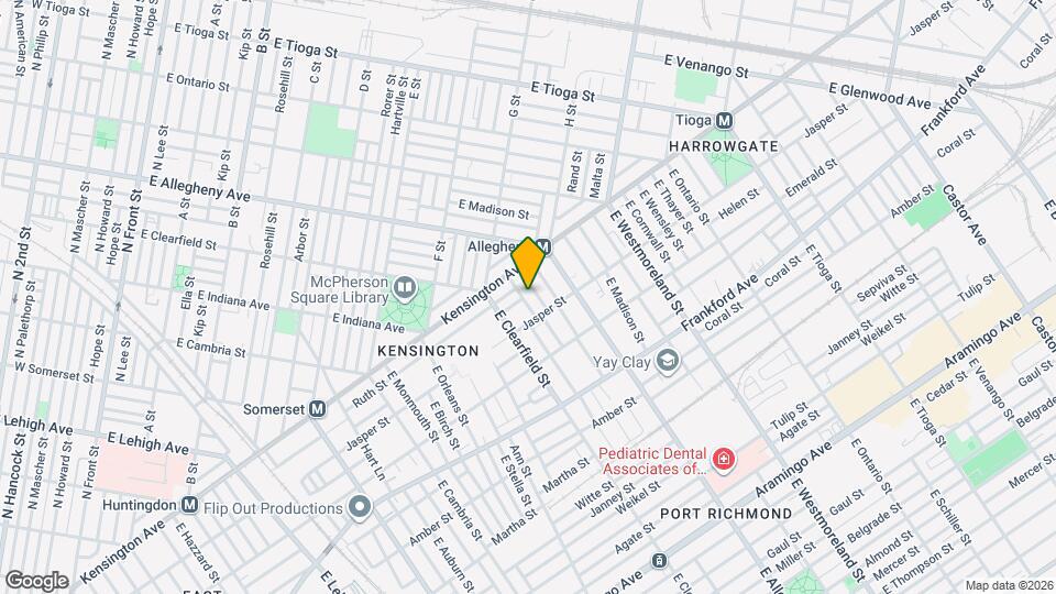 1841 E Clementine St Map and Location Details