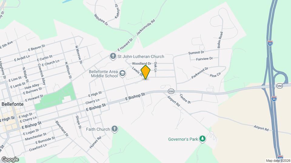 960 E High St Map and Location Details