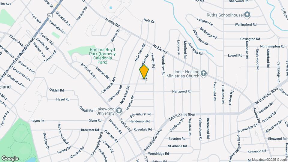 968 Whitby Rd Map and Location Details