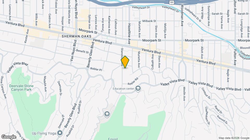 4164 Stansbury Ave Map and Location Details