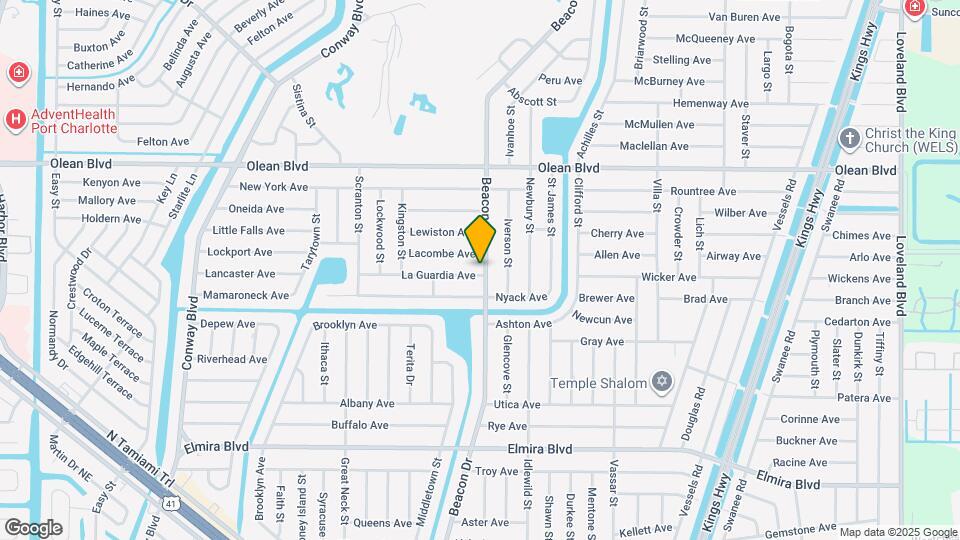 22488 La Guardia Ave Mapa y Detalles de la Ubicación